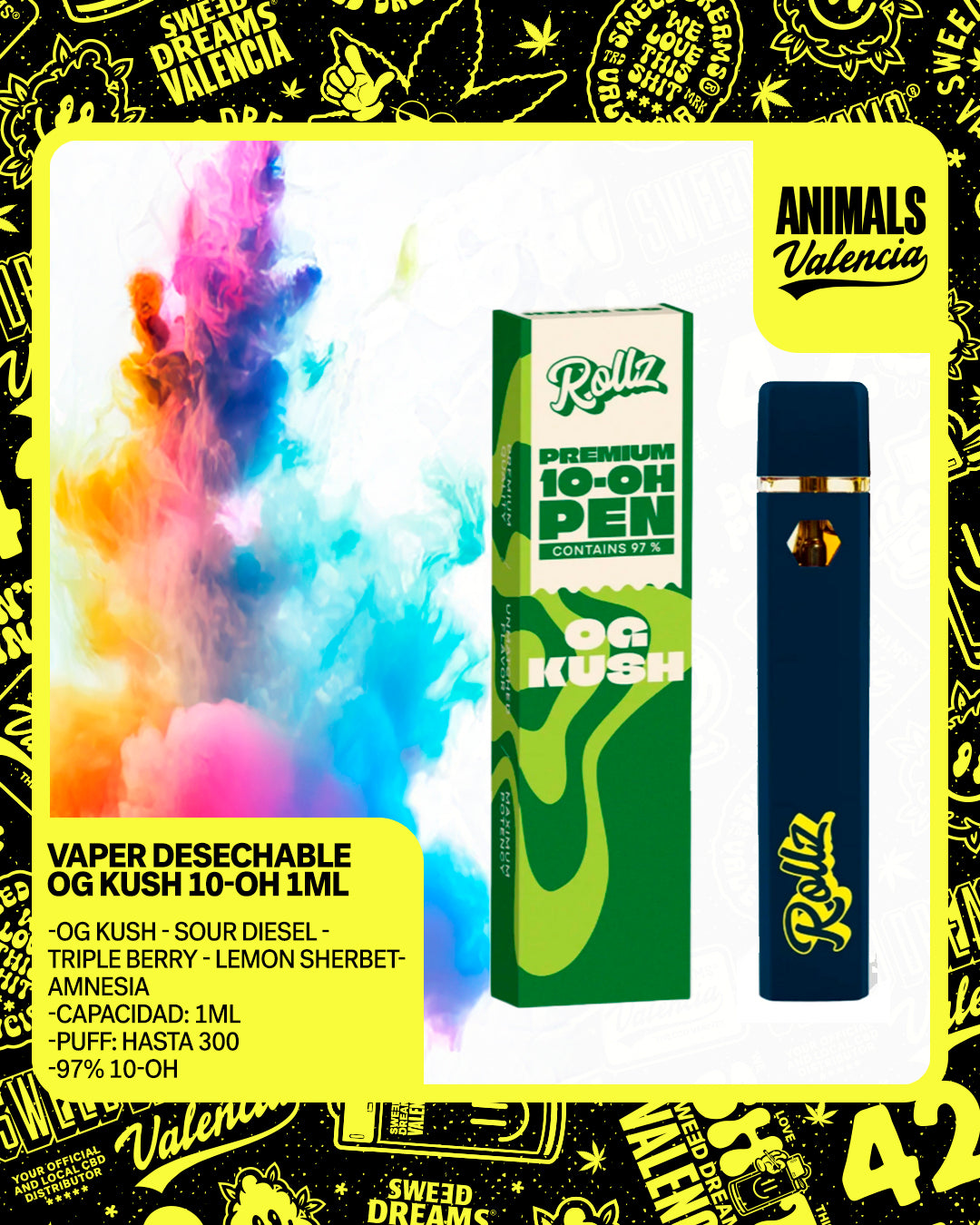 Vaper Desechable 10-OH 1Ml