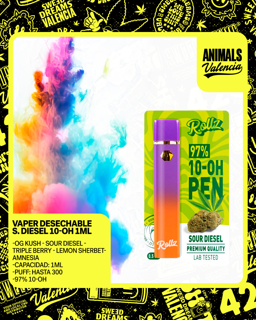 Vaper Desechable 10-OH 1Ml