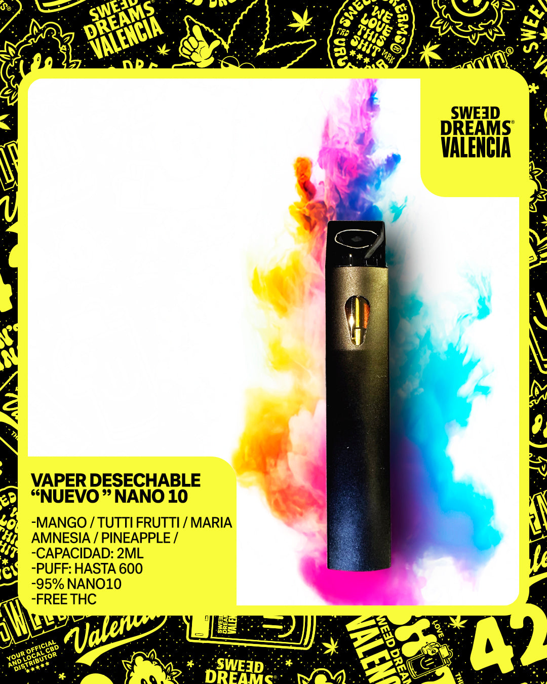 Vaper Desechable Nano10 2Ml