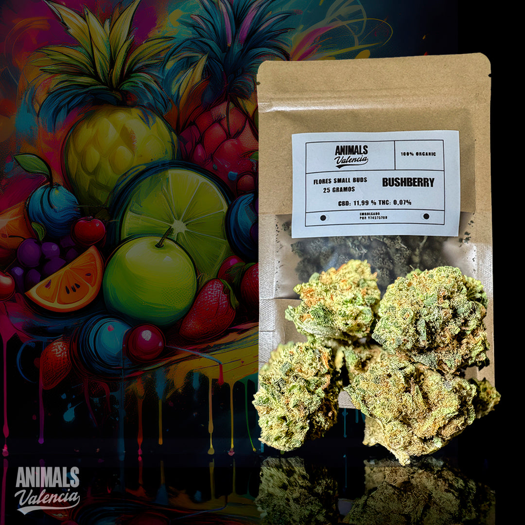 Cogollos Pequeños de Flor Aromática GreenHouse Bushberry 11,99% CBD
